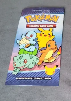 Pokemon 25th Anniversary 2021 McDonalds Happy Meal Promo Empty Pack NO CARDS NM - Image 3