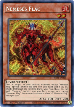 Yugioh! Nemeses Flag - RA03-EN024 - Secret Rare - NM/M Quarter Century Bonanza - Image 1