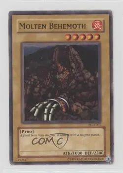Molten Behemoth YuGiOh Pharaonic Guardian #PGD-001 2003 1hb4 - Image 1