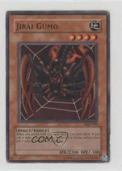Jirai Gumo Unlimited YuGiOh Metal Raiders #MRD-089 2002 1hb4 - Image 1