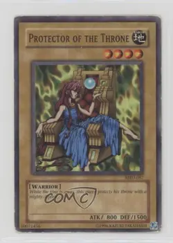 Protector of the Throne Unlimited YuGiOh Metal Raiders #MRD-087 2002 1hb4 - Image 1