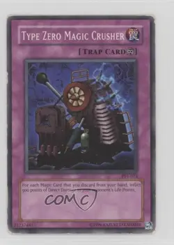 Type Zero Magic Crusher Unlimited YuGiOh Pharaoh's Servant #PSV-074 2002 1hb4 - Image 1