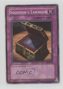 Solomon's Lawbook Unlimited YuGiOh Pharaoh's Servant #PSV-013 2002 1hb4 - Image 1