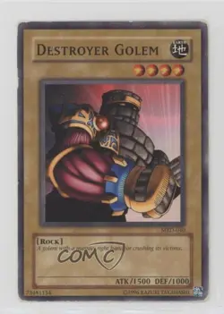 Destroyer Golem Unlimited YuGiOh Metal Raiders #MRD-040 2002 1hb4 - Image 1