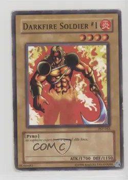 Darkfire Soldier #1 Unlimited YuGiOh Pharaoh's Servant #PSV-043 2002 1hb4 - Image 1