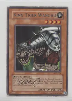 King Tiger Wanghu YuGiOh Pharaonic Guardian #PGD-004 2003 1hb4 - Image 1