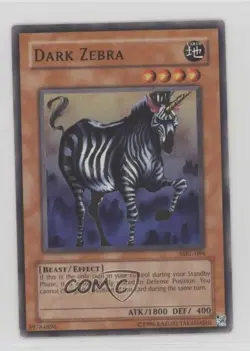 Dark Zebra Unlimited YuGiOh Magic Ruler Booster #MRL-084 2002 1hb4 - Image 1