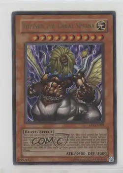 Theinen the Great Sphinx (UR) YuGiOh Exclusive Pack Pyramid of Light Movie 1hb4 - Image 1