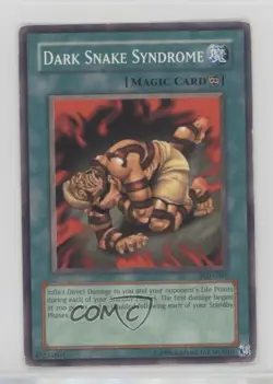 Dark Snake Syndrome YuGiOh Pharaonic Guardian #PGD-087 2003 1hb4 - Image 1