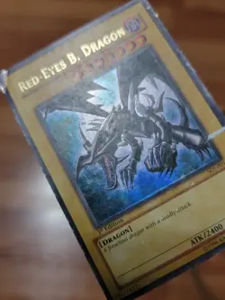PL! Yugioh Red-Eyes Black Dragon SDJ-001 1st Edition Holo Rare Yu-Gi-Oh! - Image 2