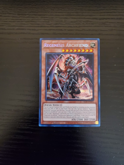 Yugioh Alliance Insight - Regenesis Archfiend - Secret Rare - ALIN-EN016 - Image 1