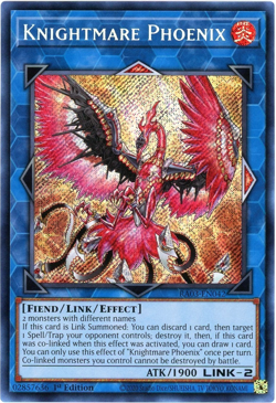 Yugioh! Knightmare Phoenix RA03-EN042 - Secret Rare NM/M Quarter Century Bonanza - Image 1