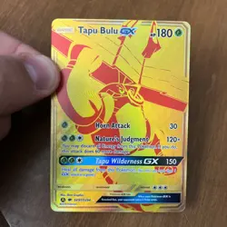 Tapu Bulu GX SV91/ SV94 Full Art Gold Ultra Rare Card Pokemon Hidden Fates - NM - Image 1