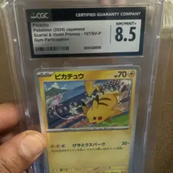 CGC 9 Pikachu 197/SV-P 2024 Gym Event Campaig Promo Japanese Pokemon Card minty - Image 4