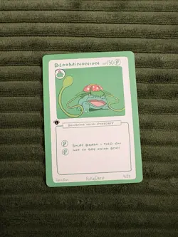 1st Edition Pokederp Bloominonion Venusaur Second Print Custom Derpy Card - Image 1
