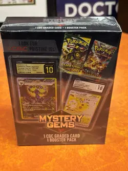 Pokemon 2025 Mystery Gems 1 Graded Card + 1 Booster Pack Sealed - Image 2