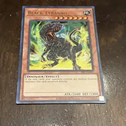 Black Tyranno IOC-EN075 25th Anniversary Ultra Rare NM Yugioh Card - Image 1