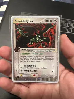 Aerodactyl ex Pokemon Card Ultra Rare Holo Pokemon Sandstorm 2003 94/100 - Image 1