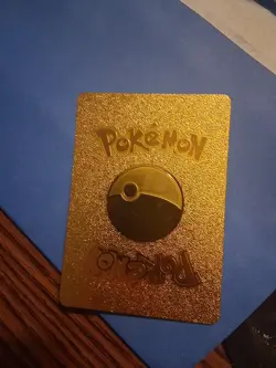 Pikachu Gold-Plated Collector Card Pokemon Trading Card Game - Image 2