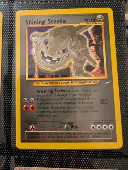Pokemon Neo Destiny Shining Steelix Holo Rare Card #112/105 - Image 1
