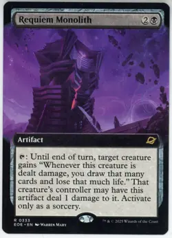 Requiem Monolith Extended Art Edge of Eternities MTG 333 EOE - Image 1