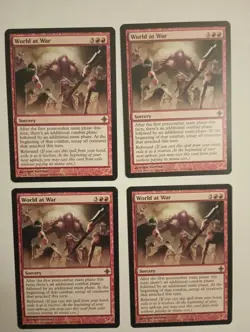 World at War x4 - MTG - Rise of the Eldrazi 172/248 - Magic the Gathering - Image 1