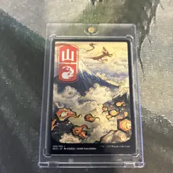 MTG Mountain (299) - JP Full Art - Kamigawa: Neon Dynasty (NEO) #299 MTG - Image 3