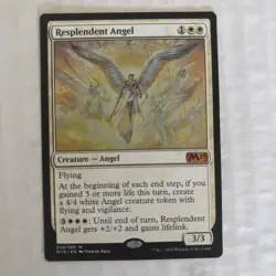 Resplendent Angel #34 (NM) Core Set 2019 M19 Magic MTG NM - Image 1