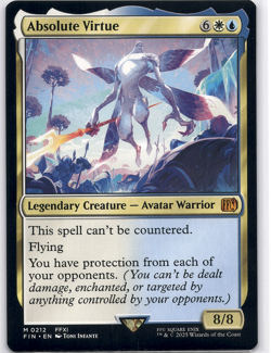 Absolute Virtue (Final Fantasy) [FIN] (MTG) Magic the Gathering 212 - Image 1