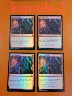 4x Act of Treason | FOIL | Ravnica Remastered | MTG Magic Cards - Image 1