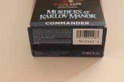 Murders at Karlov Manor Commander Deck - Blame Game MTG Brand New Sealed - Image 3
