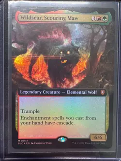 Wildsear, Scouring Maw (Extended Art) · Foil - NM - MTG - BLOOMBURROW - Image 1