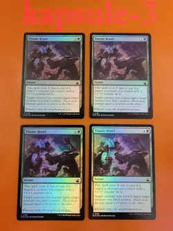 4x Titanic Brawl | FOIL | Ravnica Remastered | MTG Magic Cards - Image 1