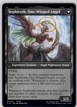 Sephiroth, Fabled SOLDIER (Final Fantasy) [FIN] (MTG) Magic the Gathering 115 - Image 2