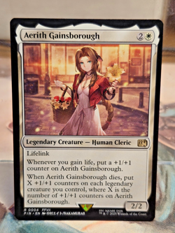 Aerith Gainsborough MTG Final Fantasy NM Rare R 0004 FFVII Human Cleric Creature - Image 1