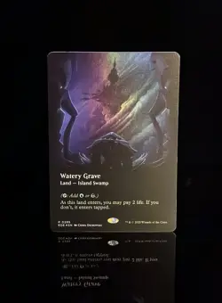 Watery Grave - Land Island Swamp #0286 (Borderless FOIL) MTG Edge of Eternities - Image 1