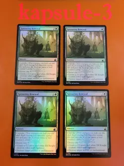4x Sprouting Renewal | FOIL | Ravnica Remastered | MTG Magic Cards - Image 1