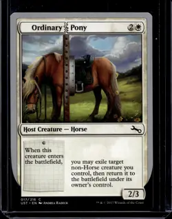 MTG Ordinary Pony Unstable (UST) Common Magic Card #017/216 Unplayed - Image 1
