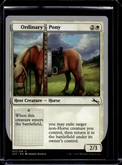 MTG Ordinary Pony Unstable (UST) Common Magic Card #017/216 Unplayed - Image 1