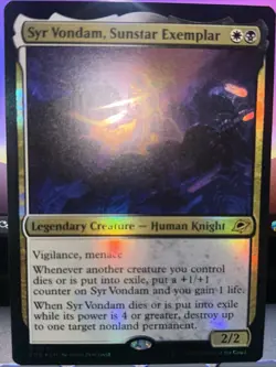 SYR VONDAM, SUNSTAR EXEMPLAR mtg NM-M Edge of Eternities 1 Rare - Image 1