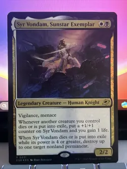 SYR VONDAM, SUNSTAR EXEMPLAR mtg NM-M Edge of Eternities 1 Rare - Image 2