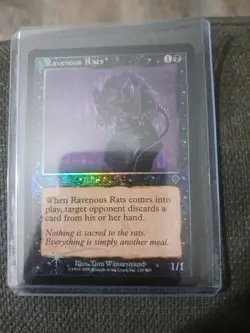 Ravenous Rats 120/350 Foil Invasion MTG - Image 1