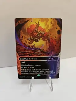 Needle Spires #0030 Borderless Edge Of Eternities Stellar Sights Magic MTG - Image 1