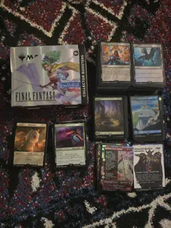 Final Fantasy MTG Magic the Gathering Bundle 300+ Cards C/Uc/R/Lands +more - Image 1