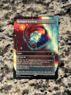 Secluded Starforge- Edge of Eternities Borderless Regular MTG-NM - Image 1