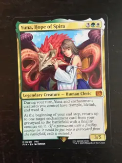 MTG Final Fantasy English Yuna, Hope of Spira 0250 Non-Foil - Image 1