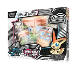 (5X) Pokemon Black Bolt & White Flare Unova Victini Illustration Collection Box - Image 2