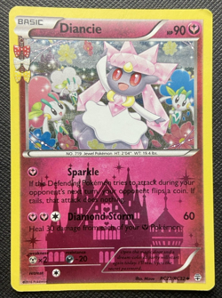 Diancie RC22/RC32 Radiant Collection Generations Reverse Holo MP Pokemon 2016 - Image 1