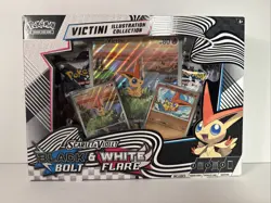 Pokemon Black Bolt & White Flare Unova Victini Illustration Collection Box - Image 1