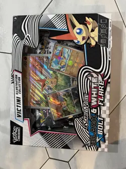 Pokemon Black Bolt & White Flare Unova Victini Illustration Collection Box - Image 1